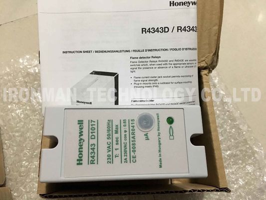 R4343D1017 / 230 VAC - Obserwator płomienia 50 / 60Hz dla kontrolera palnika Honeywell